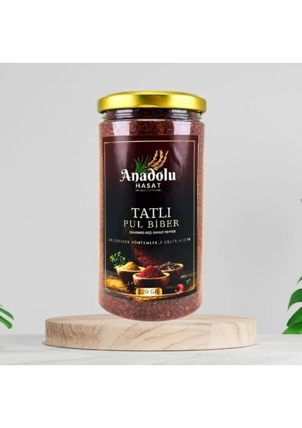 Halis Ipek Tatlı Pul Biber 220 gr Kavanoz, Kırmızı Tatlı