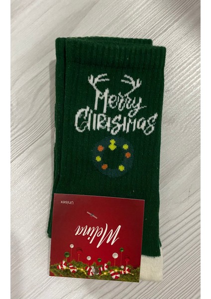 Noel ve Yılbaşı Temalı 4 Farklı Çorap 4 Çift Pamuklu Çorap Christmas fiyatları
