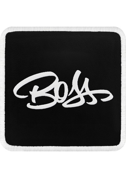 V1 Boss - 4sb Kod Logolu Unisex Siyah-Beyaz Bench (Patch)