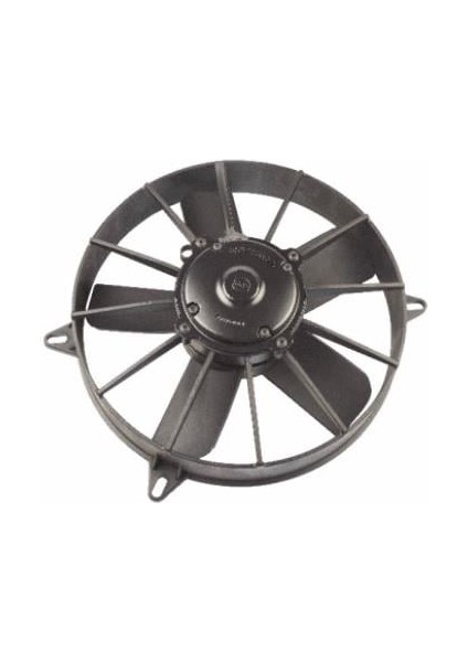 12V Fan Motoru Emici Aksiyel 11 " (Geniş Tip Kalın Motor) (5 Kanat) (Dış Çap 310 Mm)