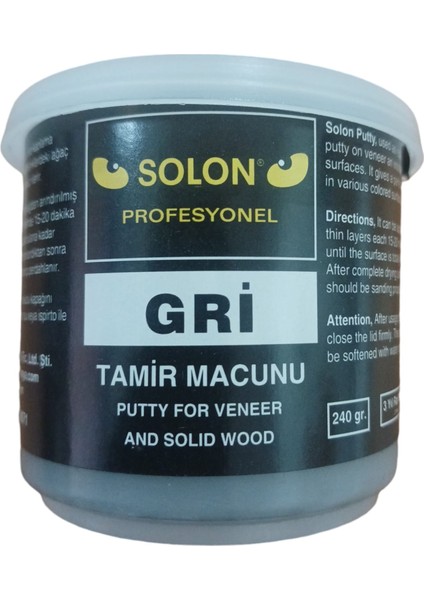 Çok Amaçlı Ahşap Parke Masa Sehpa Çizik Çok Amaçlı Tamir Dolgu Macunu Gri 240 gr fiyatları