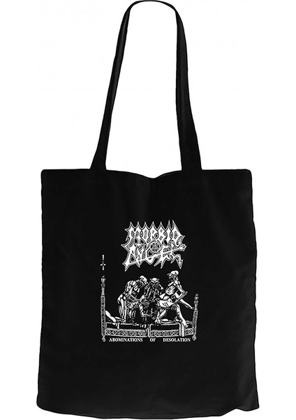 Morbid Angel Abominations Of Desolation Siyah Kanvas Bez Çanta