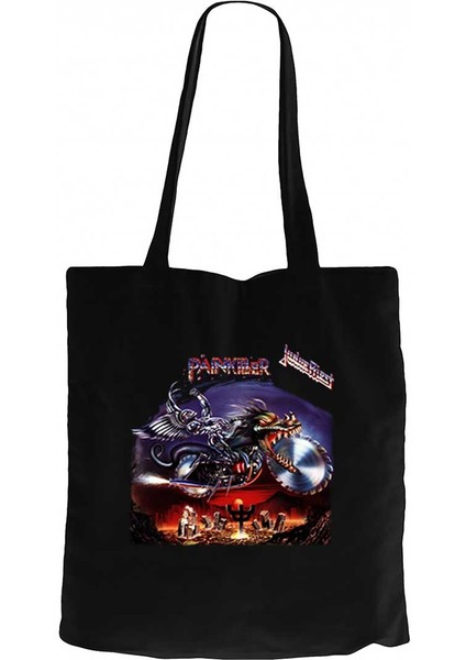 Judas Priest Painkiller Siyah Kanvas Bez Çanta