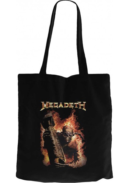 Megadeth Arsenal Of Siyah Kanvas Bez Çanta