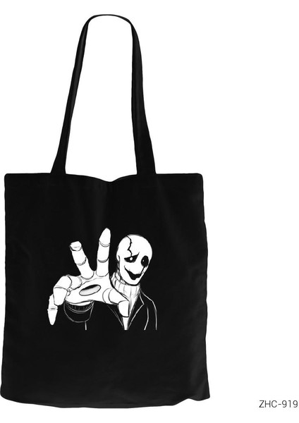 W.d. Gaster Siyah Kanvas Bez Çanta