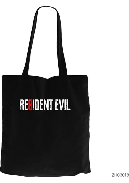 Resident Evil 8 Siyah Kanvas Bez Çanta
