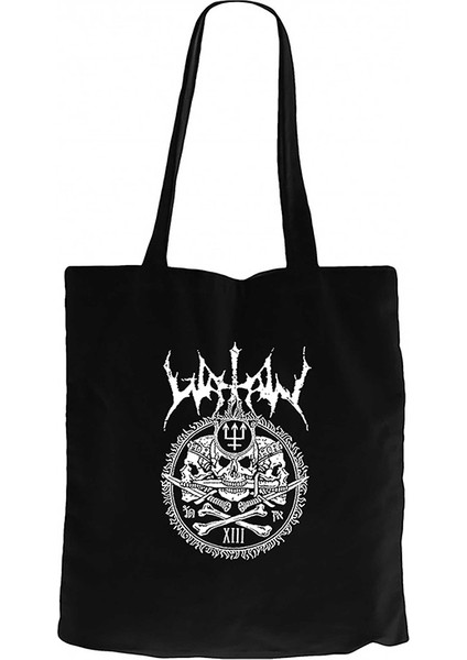 Watain Black Metal Band Siyah Kanvas Bez Çanta