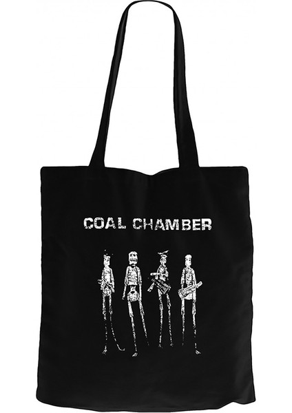 Coal Chamber Dark Days Siyah Kanvas Bez Çanta
