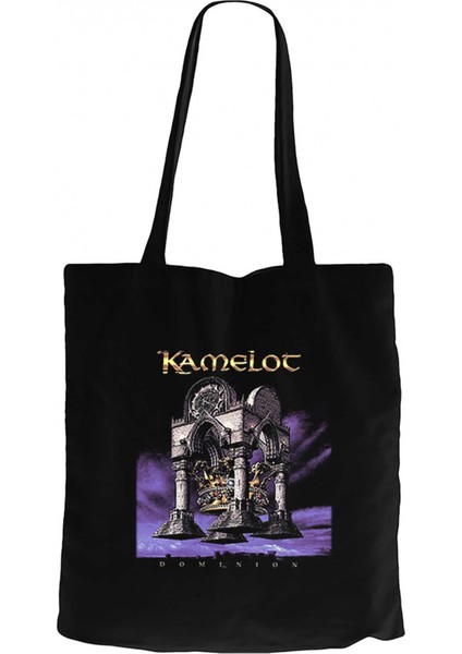 Kamelot Dominion Siyah Kanvas Bez Çanta