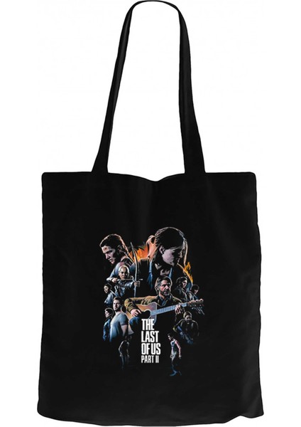 The Last Of Us 2 Oria Part Siyah Kanvas Bez Çanta