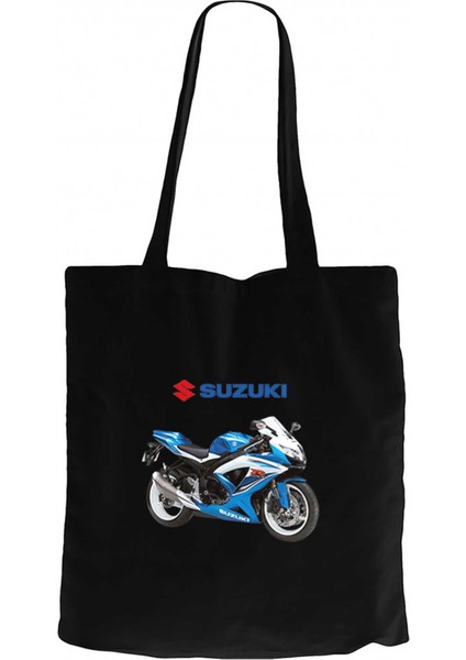 Suzuki Gsx R600 Siyah Kanvas Bez Çanta