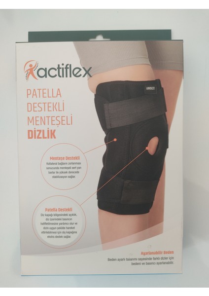 Patella Destekli Menteşeli Dizlik Standart