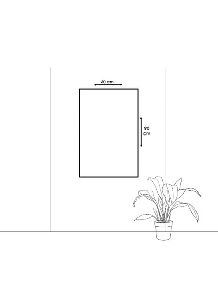 Ledli 90x60 Allah Lafzı Kanvas Tablo
