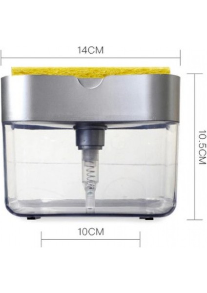 Pompa Mekanizmalı Sünger Hazneli Sıvı Sabunluk - FEİ8298-2820