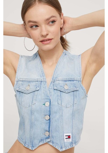 Denim Vest Yelek