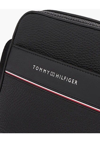 Tommy Hilfiger Erkek Siyah Askılı Çapraz Omuz Çantası