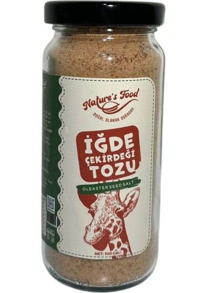 İğde Çekirdeği Tozu / Unu /kemik Gelişimi, Lif, Protein, B Vitaminleri, Potasyum ve MAGNEZYUM.100GR