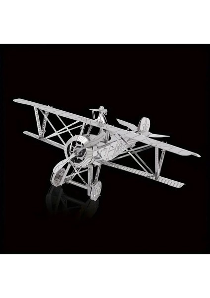 Dıy 3D Metal Puzzle Bulmaca Newpiort 17 Fighter Uçak 14+ Yaş Üstü Hediyelik