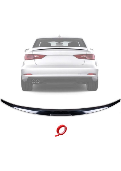 Piano Black Enjeksiyon Kalıp Bagaj Spoiler Volkswagen Jetta 2006-2010 ile Uyumlu