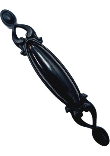 Miray 128 mm Metal Siyah Porselen Kulp - 5 Adet