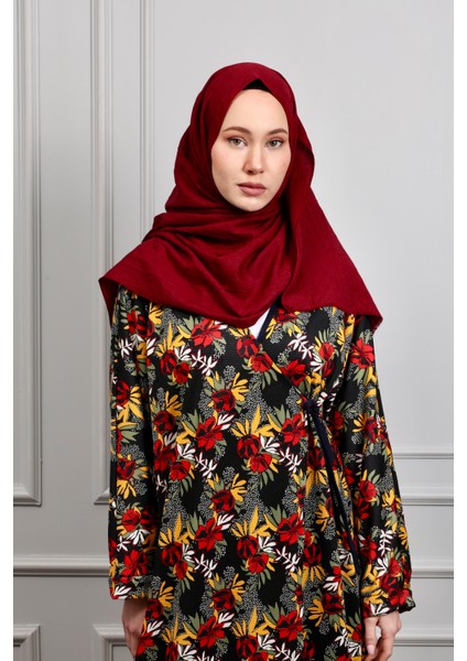 Yandan Bağlamalı Pamuklu Kadın Namaz Elbisesi