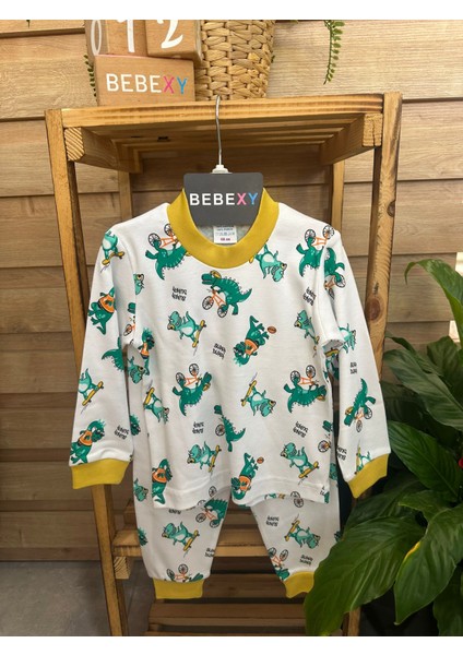 Dinazor Desenli Bebek Pijama Takımı