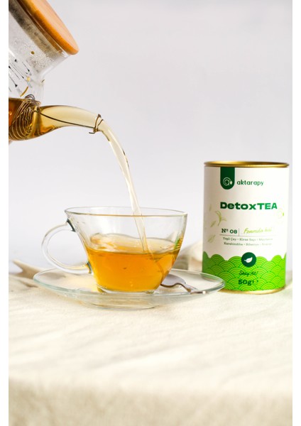 Detoxtea Bitki Çayı 50 gr Formda Kal-Doğal Detoks Etkisiyle Formunuzu Korur, Bedeninizi Tazeler.