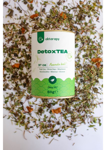 Detoxtea Bitki Çayı 50 gr Formda Kal-Doğal Detoks Etkisiyle Formunuzu Korur, Bedeninizi Tazeler.