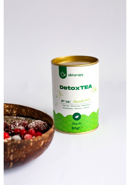 Detoxtea Bitki Çayı 50 gr Formda Kal-Doğal Detoks Etkisiyle Formunuzu Korur, Bedeninizi Tazeler.