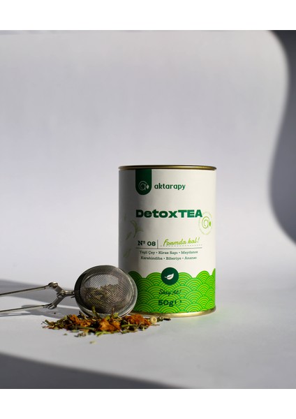 Detoxtea Bitki Çayı 50 gr Formda Kal-Doğal Detoks Etkisiyle Formunuzu Korur, Bedeninizi Tazeler.