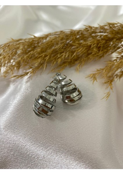 Bottega 2 Çelik Küpe