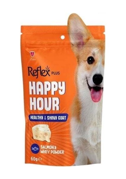 Happy Hour Sağlıklı ve Parlak Tüyler Için Destekleyici Köpek Ödül Maması 60 gr