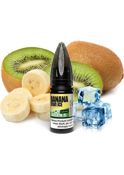 Banana Kiwi Buz 10ML | 20MG Salt Aroma – Riot Bar Edtn