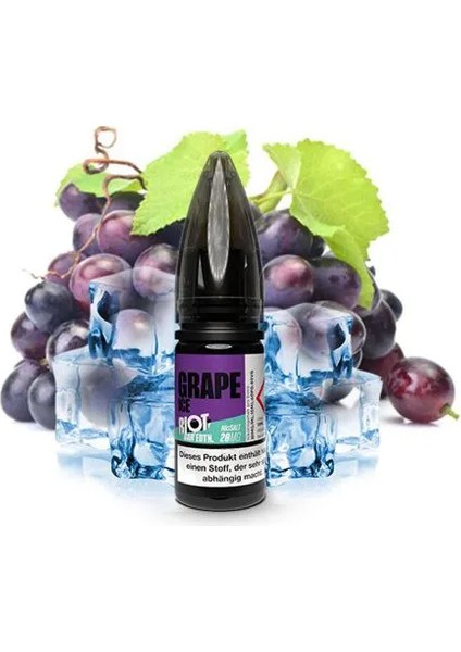 Grape Ice Xl 10ML | 20MG Salt Aroma – Riot Bar Edtn
