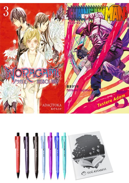 Noragami 3 ve Chainsawman 5 2li Set