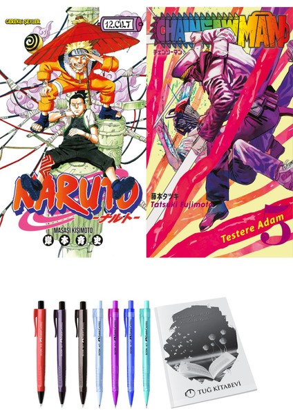 Naruto 12 ve Chainsawman 5 2li Set