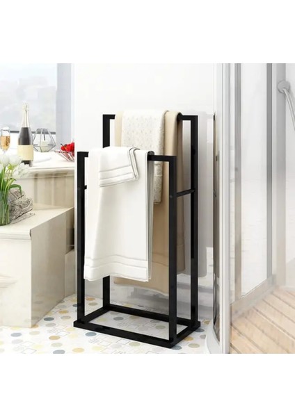 Metal Havluluk Banyo Havlu Askısı Montaj Kurulum Yok