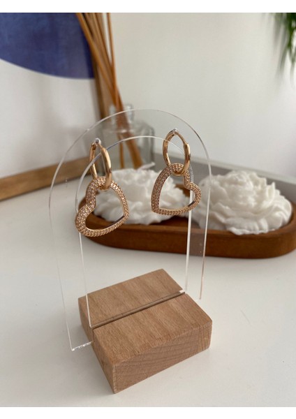 Kalp Figür Çelik Küpe modelleri