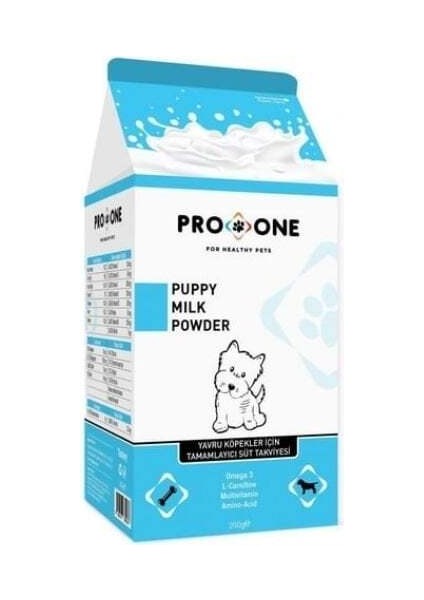 Proone Puppy Milk Powder Yavru Köpekler Için Tamamlayıcı Süt Takviyesi 200 gr