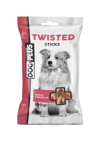 Twisted Sticks Burgu Çubuk Köpek Ödülü 100 gr