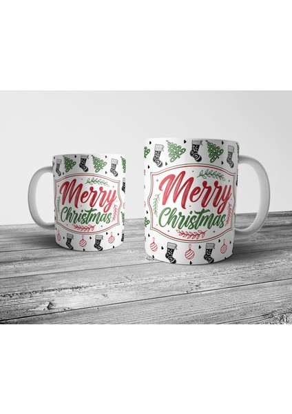 Yılbaşı Noel Christmas Yeni Yıl Kupa Bardak Model 1