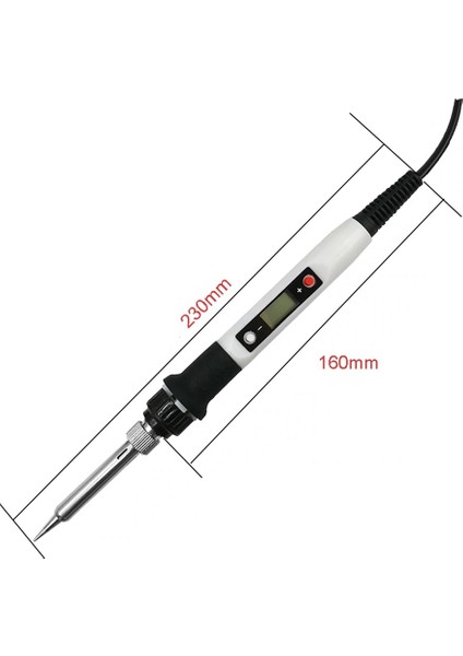 80w Dijital Lcd Ekranlı Isı Ayarlı Havya Lehim Makinesi Topraklamalı