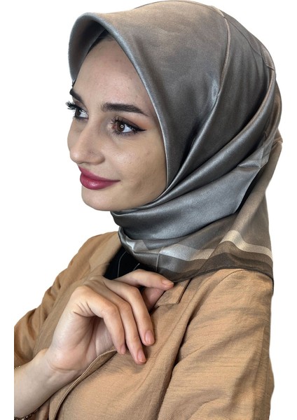 Ipek Eşarp 2023-2024 Sonbahar Kış, Taşlanmış Sura Ipek Açık Mürdüm 8783757