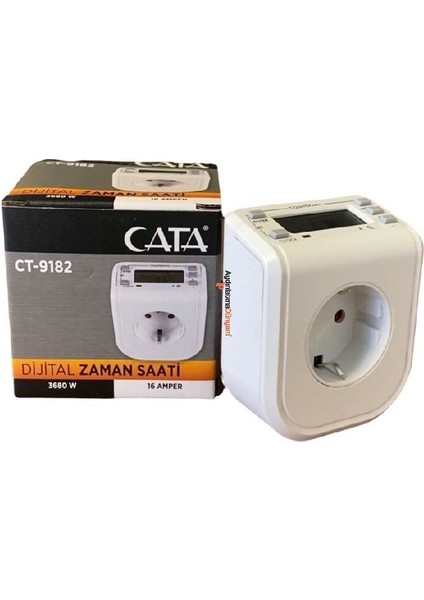 Zaman Ayarli Dijital Saatli Priz Ct 9182