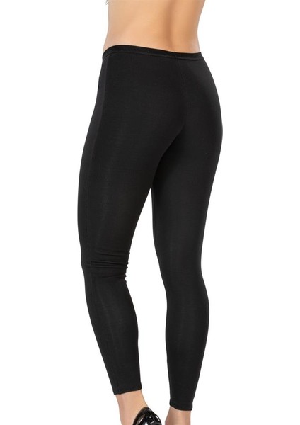 Siyah Hc 1434 Modal Cotton Termal Tayt
