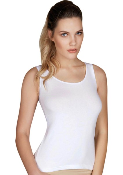 Kalın Askılı Yuvarlak Yaka Atlet 8548 indirimleri