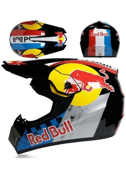 Üç Parça Set Off-Road Açık Kask (Yurt Dışından)