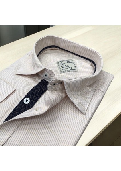 Klasik Rahat Kesim Düz Dokuma Erkek Gömlek fiyatları