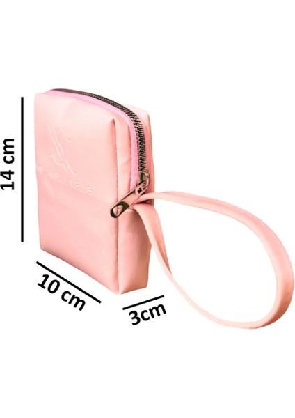 Çanta Içi Hijyenik Ped Tampon Saklama Taşıma Çantası - 222 Açık Pembe