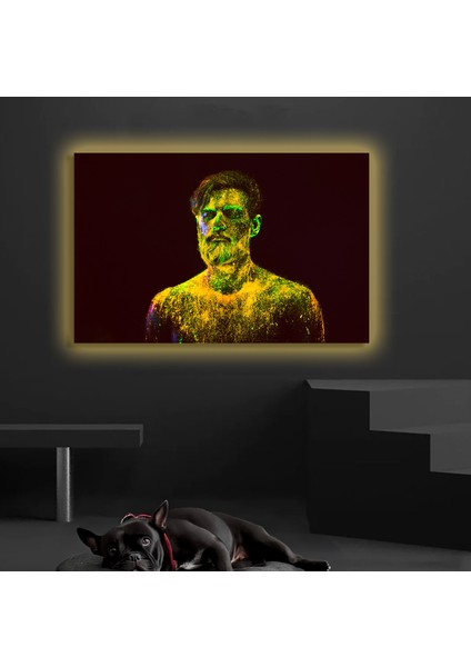 LED Işıklı Kanvas Tablo, 3D Dekoratif Baskılı Tablo Yapay Zeka Destekli Modern Tasarımlar 11 fiyatları